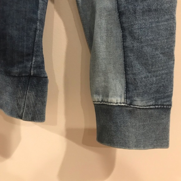 EUC Topshop |Denim Patchwork Sweatshirt - Picture 6 of 6